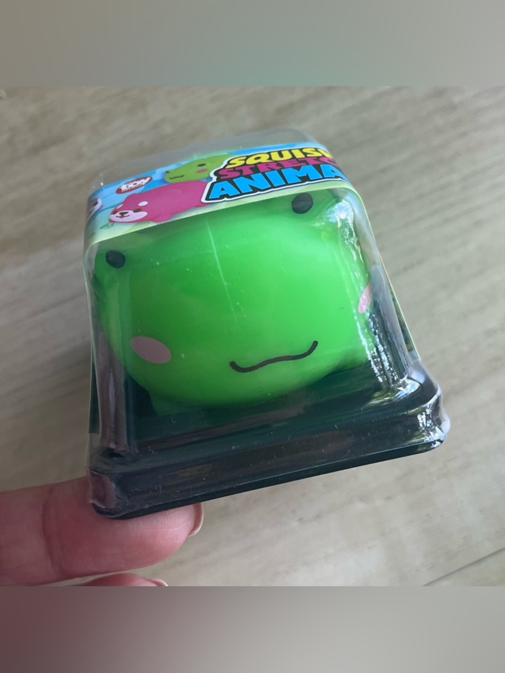Green Squishy Animal Toy - Cute Frog Stress Reliever